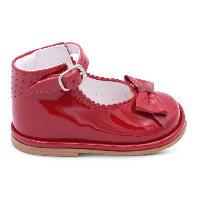 Ruby red patent (side)