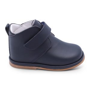 Sergio navy leather (side)