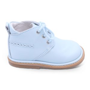 Zachary pale blue leather (side)